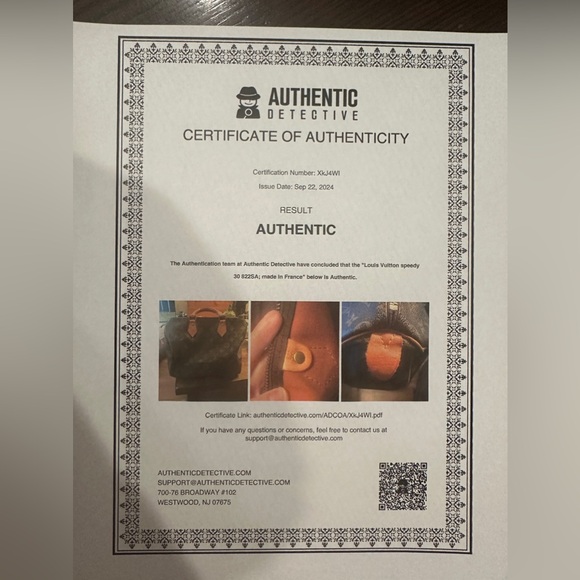 Louis Vuitton Speedy 30 from 1982 with COA date code: 822SA - Picture 11 of 17